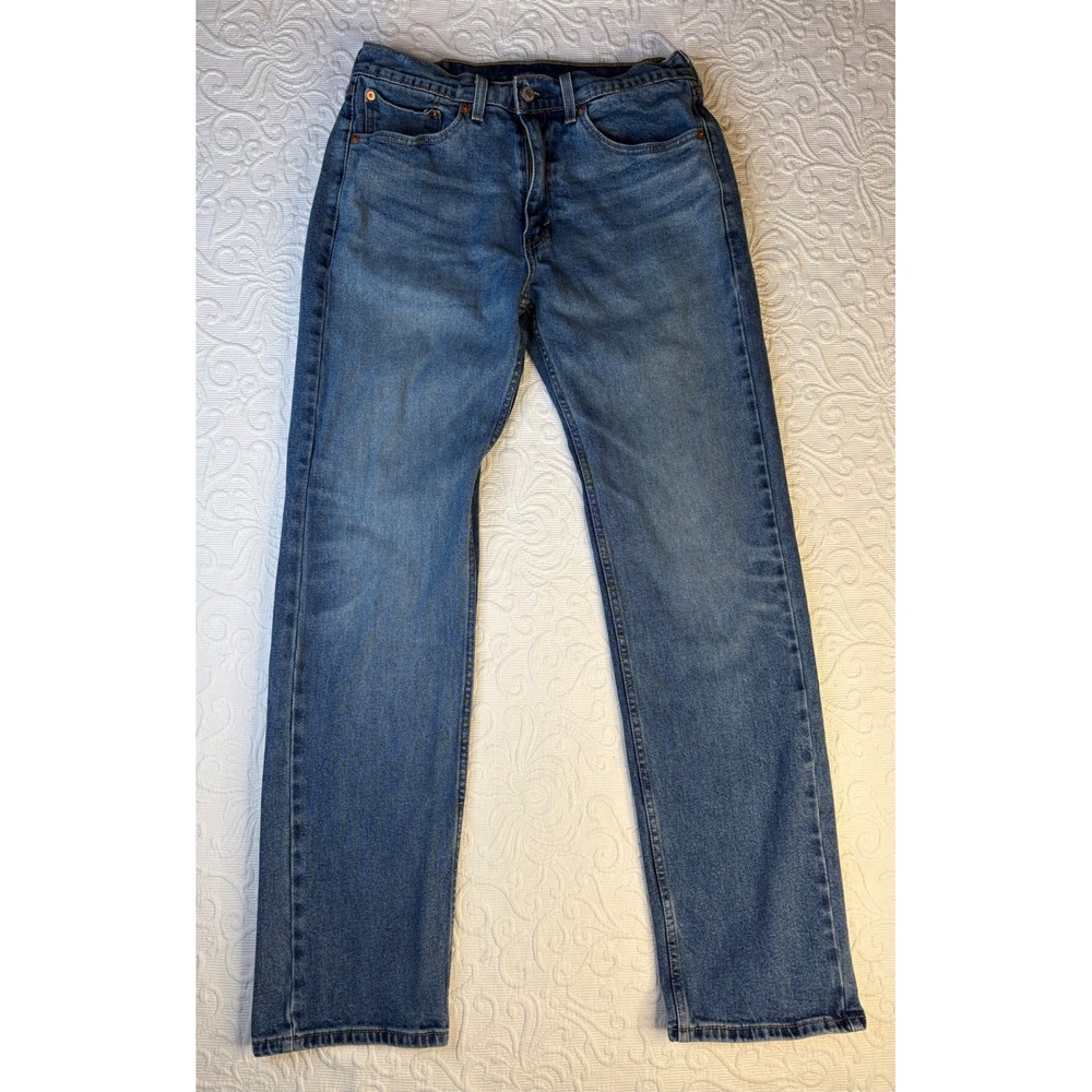 Levi Strauss Co 505 Men Jean Blue Denim Straight Fit W31x31 (W32xL32 originally)